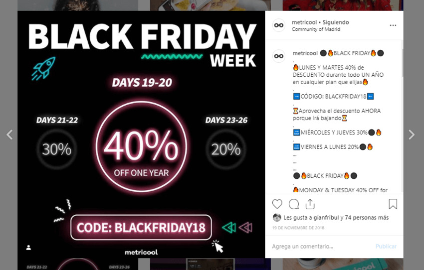 descuento black friday